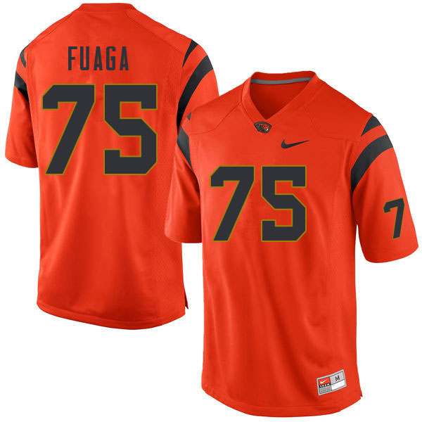 Men #75 Taliese Fuaga Oregon State Beavers College Football Jerseys Sale-Orange